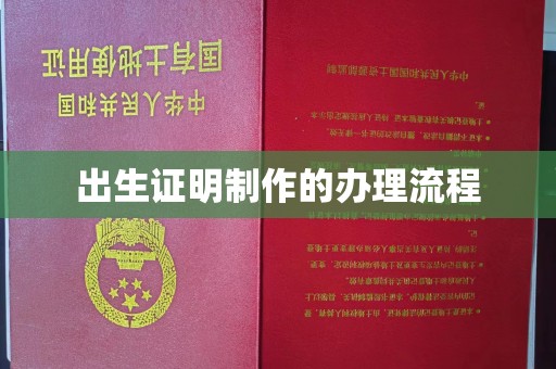 昌江出生证明制作的办理流程